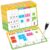 PraxiKidy 12 Pack Place Value Chart Dry Erase Flash Cards, 9″ x 12″ Small White Board Addition and Subtraction Math Manipulatives 1st 2nd 3rd Grade Classroom Teacher Homeschool Supplies Essential