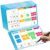 PraxiKidy 12 PCS Place Value Chart Dry Erase Flash Cards,Regrouping Math Manipulatives Base Ten Addition and Subtraction 1st 2nd 3rd Grade Classroom Must Haves Teacher Homeschool Supplies Math Games
