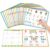 PraxiKidy Alphabet Number Shapes Flash Cards,Handwriting Practice Writing Tracing Phonics Preschool Kindergarten Toddler Learning Activities Homeschool Classroom Autism Educational Toys ABC Letter