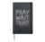 Pray Wait Trust in God Jesus Christian Faith Hope Hardcover Journal, Black