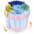 Prdingfy Drink Packet Organizer, 360° Spinning Lazy Susan for Pantry & Cabinet – Clear Acrylic Rotating Drink Mix Holder with 5 Compartments for Drink Mix Packets, Flavor Sachets, Coffee & Tea Packets