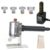 Precision Glue Roller 50-220℃, Digital Temp Control, Anti-Scald Handle, Brass Heads, Even Coating for Leather, Bags, Packaging DIY Crafts, 50ml Capacity