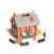 predolo Farmhouse Puzzle Toy Interlocking Wooden Dwelling Puzzle Young Child Game for Playroom