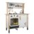 predolo Wooden Play Kitchen Freestanding Children’ Playset for Home Corner , White