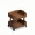 predolo Wooden Side Table with Wheels Versatile Rolling Side Table Space Saving Rolling Nightstand for Bedside