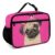PrelerDIY Pug Puppy Hot Pink Polka Dot Reusable Lunch Box Insulated Lunch Bag Cooler Bag Lunchbox Meal Food Container Tote Bag for Women Kids Girls Boy School Camping Hiking Picnic Beach Travel