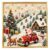 Premium 3D Pearl Christmas Wall Art Kit, DIY Pearl Diamond Painting Art Kit, Creative Pearls Beads Craft, Winter Home Wall Decor, Holiday Gift for Adults Beginner (Winter Ski Adventure)
