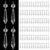 Premium Clear Crystal Glass Drops 3.1″ -Multi Purpose Bluk Crystal Beads Hanging Prisms for Holiday Party/Home/Window Decoration/Chandelier Replacement Parts (L-100pcs)