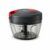 Premium Manual Food Chopper with Pull Cord, 3 Stainless Steel Blades, BPA-Free Vegetable Chopper for Onion, Garlic, Fruits, Herbs, Nuts & Salsa, Compact Kitchen Tool, Multi-Color