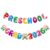 Preschool Graduation Banner 2026, No DIY Preschool Graduation Decorations Class of 2026 Preschool Grad 2026 Banner for Preschool Graduation Party Decors, Preschool Grad Banner