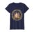 Preschool Paper Crown Gem Stickers Illustration T-Shirt, Women, Navy Blue, Large