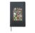 Preschool Teacher Christmas Rock Paper Scissors Game Holiday Hardcover Journal, Black