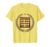 Preschool Teacher Colorful Abacus Illustration T-Shirt, Men, Lemon Yellow, Small