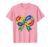 Preschool Teacher Construction Paper Chain Garland T-Shirt, Men, Pink, XX-Large