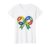 Preschool Teacher Construction Paper Chain Garland T-Shirt, Women, White, XX-Large