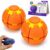 Press-to-Spin Stress Relief Fidget Ball Self Rotating Transforming Decompression Desk Spinner Tactile Handheld Gadget Mechanical Motion Novelty Gifts for Office Study Travel(Orange)
