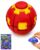 Press-to-Spin Stress Relief Fidget Ball Sensory Spinner Handheld Anxiety Focus Desk Gadget Quiet Rotating Squeeze Button Palm Therapy Adult Party Favor Prize Gift Relaxation(1PC Yellow)
