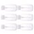 Press Bottle Dispenser 6pcs 500ml Pet Pp for Makeup Remover Storage