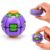 Press Spin Fidget Spinner-Ball,Press & Spin Sensory Stress Relief Fidget Rotating Ball,Portable Handheld Spinner-Ball for Adults, Office School Travel Focus,Purple