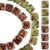 Pretelry 40Pcs 20mm Flat Square Tila Beads Seed Beads for Jewelry Making