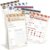Pretend Play Notepads – 6-Pack Kids Play Pads – 50 Pages Each of Police Officer, Firefighter, Mail Carrier, Crossing Guard, Librarian & Veterinarian for Imaginative Role Play