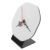 PRETYZOOM Blank Wooden with Smooth Surface and Visible Grain Face 6×5 Inch Wood Clock Unfinished Clock Dial Board for Crafts for Painting and Drawing in Classroom Craft Lessons or Community