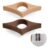 PRIDOM 4 Piece Set: Wood Book Page Holder & 2 Magnetic Bookmarks – Ergonomic Thumb Book Opener – Ideal Reading Accessories & Gifts for Book Lovers