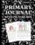 Primary Journal With Picture Box: Black Marble Draw and Write Composition Book for Boys & Girls Grades K-2, Half Page Dotted Midline Ruled Pages for Creative Story Writing with Top Drawing Space