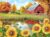 Prime Time Puzzles Adult Jigsaw Puzzle 1000 Piece Farm Scene