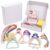 Princess Craft Kit for Girls Ages 4-8 – 157-Piece DIY Paper Dress-Up Set with Dolls, Stickers, Ribbons & Decorations – Creative Art Activity Gift for Kids
