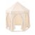 Princess Tent for Girls, Hexagon Castle Play Tent for Kids, Portable Indoor Outdoor Toddler Playhouse （Golden Beige）