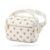 printe Small Diaper Bag 10″x7.5″x3.5″ for Travel, Crossbody Fanny Pack with Wipes Pocket & Portable Changing Pad, Stroller Waist Bag, Lightweight Tote for Day Trips (White Print, Large)