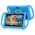 PRITOM Kids Tablets 7 inch, 32 GB,Perfect Size for Toddler Tablet with Un-Zipped Case, WiFi, Dual Camera, Education, Games, Kids Software Pre-Installed, Parental Control (Blue)