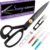 Professional 9 Inch Sewing Scissors for Fabric Cutting – Ultra Sharp, Heavy Duty Fabric Shears for Smooth, Precise Cuts on All Fabrics and Leather, for Tailors, Dressmakers, Crafters, and Artists