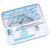 Professional Geometry Set 8 Pieces Math Tools with Metal Compass Protractor Ruler Drawing Instruments for School Office Math Set