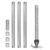 Professional Shallow Well Drilling Kit, 1-1/4″ NPT Thread Sand Point with 60 Mesh Screen, Heavy-Duty Galvanized for Garden Irrigation & Off-Grid