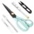 Professional Tailor Scissors Heavy Duty – Multi-Purpose Sewing Fabric Scissors for Leather Cutting Industrial Sharp Shears Home Office Arts, and Crafts (9 Inch) Green