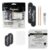 PRONTO Travel Manicure Set | Nail Touch-Up Kit with Nail Files, Buffer Blocks, Cuticle Sticks, Nail Clipper & Nail Polish Remover Pads, Essential Nail Prep Kit