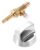Propane Gas Valve Stem Replacement Kit with 2.28″ Chrome Knob 0.315″ Stem & 0.047″ Orifice, Fit for Garland G4447 Series Blodgett Z1178202 Montague Commercial Kitchen Equipment