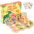 Protado Wooden Match Memory Game for Kids, 24Pc Memory Matching Cards, Educational Memory Matching Game for Pre-Kindergarten Early Learning Development Kids-Dinosaur