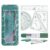 Protractor and Compass Set, 8-Piece Reusable Shatterproof Ruler