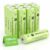 PRTGFJKL 12pcs 1.2V AA 700mAh NiMH Rechargeable Battery,Double A Solar Lights Battery for Outdoor String Light, Pathway Lights AA Battery Size: 14.5 50.5mm