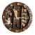 Psdndeww Attractive Retro Cats Wall Clock with Accurate Timekeeping & Quiet Operate Bookshelf Cats Wall Clock for Living Room Mounted Puss