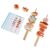 Psdndeww Cartoon Fruit Stringing Threading Toy Wooden Beads Toy for Cognitive Development and Sensory Play Ages 3-6 Portable Beads Matching Game