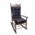 psmacra Rocking Chair Cushion, Set of Thicken Seat & Back Chair Cushions，Soft Thickened Patio Chair Cushions for Indoor/Outdoor (Black)