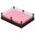Pssopp Pin Art Toy 3D Hand Print Model Plastic 5.8 x 7.8 Inch (Pink)