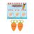 Puckator Foodiemals Cecil The Carrot Kids Scissors in Holder
