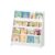 PUDDINER 4-Tier Kids Bookshelf, Toddler Book Display Shelf, Children’s Book Organizer with Open Front Storage Design, Toy Storage Shelf for Bedroom, Playroom, Nursery, Classroom, White