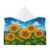 PU DIY Diamond Art Tissue Holder Desktop Decor 9.45×6.3in(Sunflower)