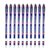 Puerto Rico Lanyard Keychain for Keys and Badges, Blue and White, 10-Pack